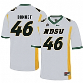North Dakota State Bison 46 Andrew Bonnet White College Football Jersey Dzhi,baseball caps,new era cap wholesale,wholesale hats